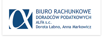 Biuro Rachunkowe Doradcw Podatkowych "Alfa" s.c. Dorota abno, Anna 
Markowicz